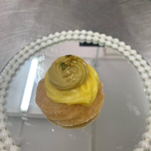 zeppola crema e pistacchio