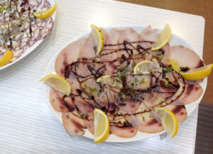 Carpaccio di pesce spada